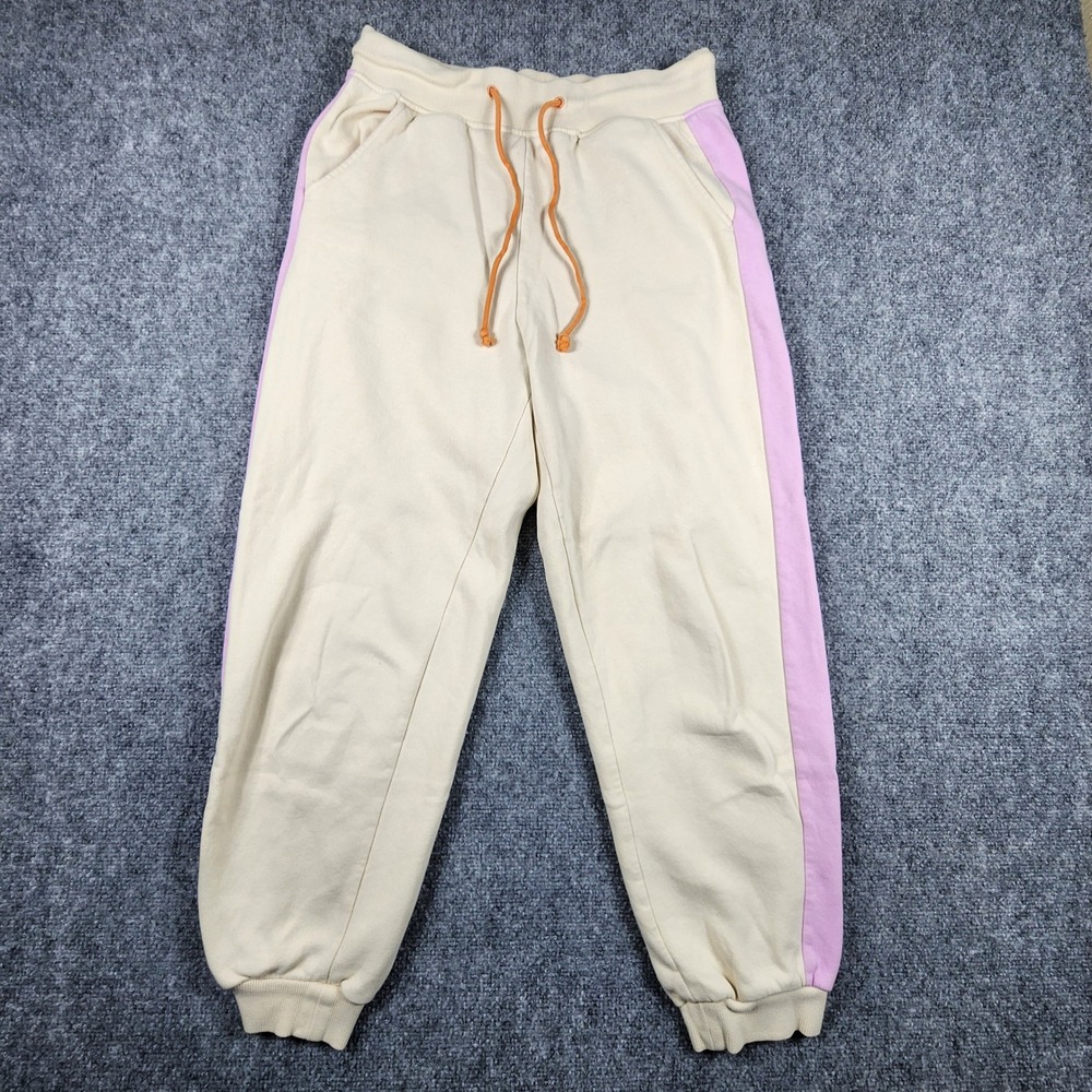 LEGO x Target Collection Colorblock Sweatpants Cream Lavender Purple Mens Medium